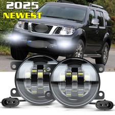 Pair Front Bumper Led Fog Light Lamp For Nissan Pathfinder 2005-2012 Replacement