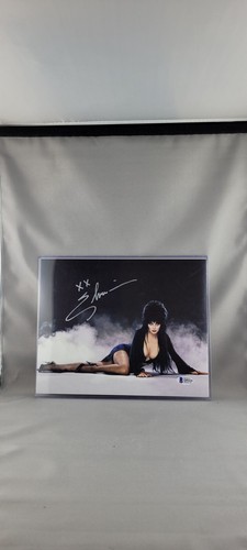 Elvira Cassandra Peterson SIGNED 8x10 Print with Beckett COA