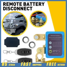 Remote Battery Disconnect Switch 12v, 240A, Upgrade Smart Voltage Kill Switch US