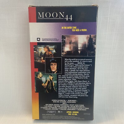 Moon 44 (VHS, 1991) Michael Pare, Lisa Eichhorn, Malcom McDowell