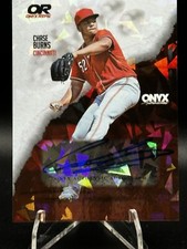 2024 Onyx Rips Baseball Auto Chase Burns #/465 Reds Top Prospect RED CRACKED ICE
