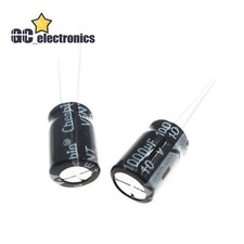 100Pcs 1000uF 10V 105 C Radial Electrolytic Capacitor 8x12mm A3GS