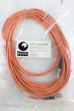 LC to LC Multimode Duplex OM2 ORANGE Fiber Optic Patch Cable - 10M