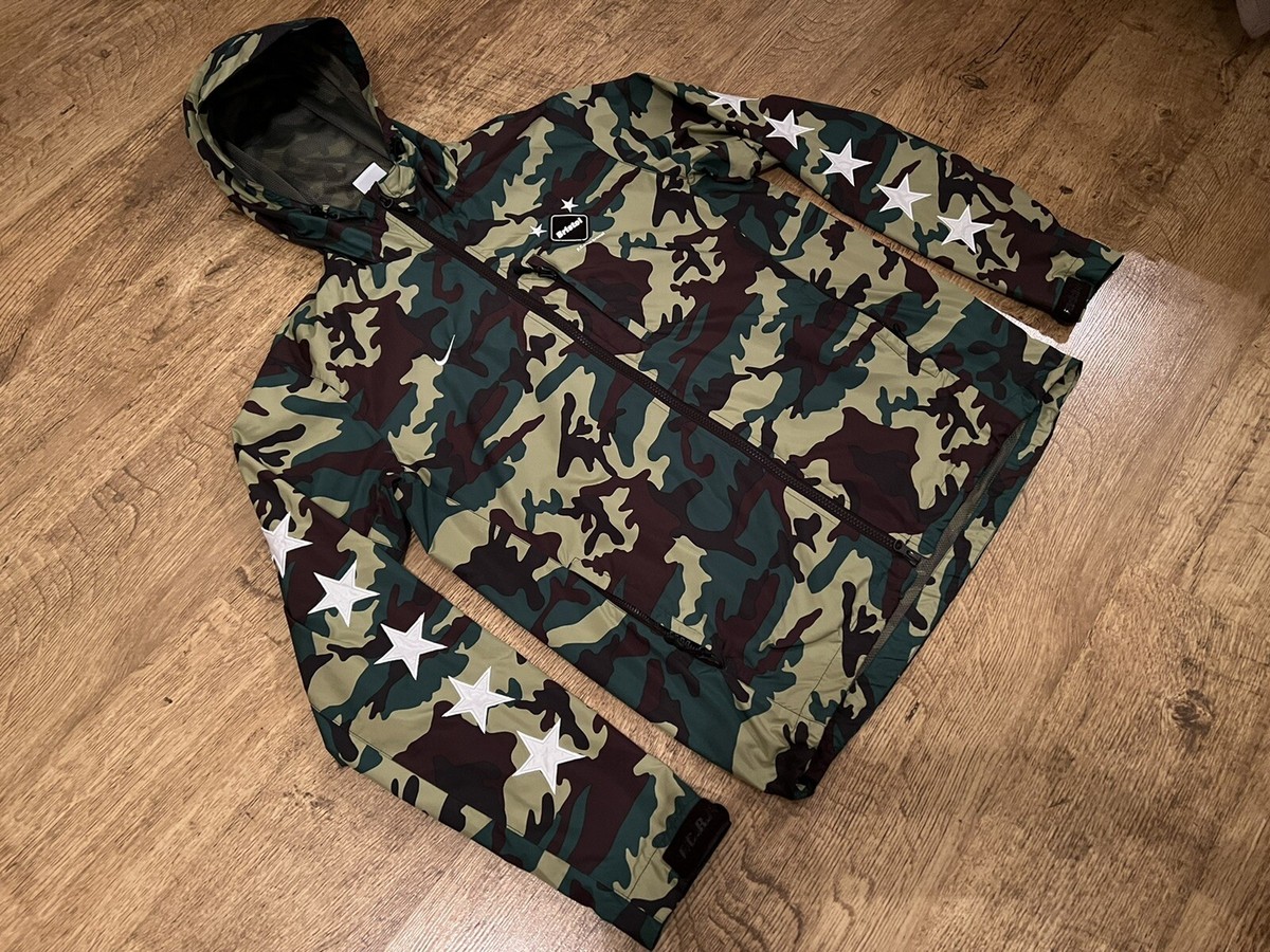 ジャケット・アウター F.C.R.B NIKE CAMOUFLAGE PRACTICE JACKET Nike FCRB Real Bristol Camo Practice Men's Jacket 684602-200