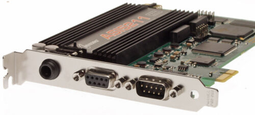 AudioScience ASI5211 Broadcast Mic Preamp Balanced Analog PCIe Card w/XLR Cables - Picture 7 of 8