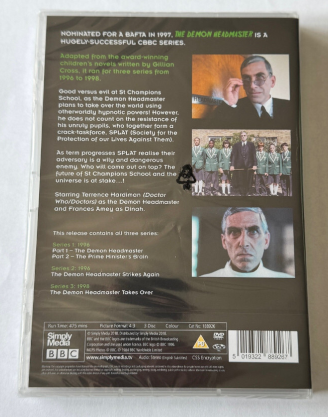 The Demon Headmaster Complete Series 1 and 2 DVD Collection