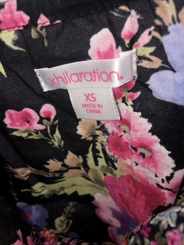 Xhilaration Target Women’s Floral Spaghetti Tank Top XS NWT - Picture 9 of 10