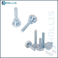 KNURLED THUMB SCREWS ZINC PLATED STEEL HAND GRIP KNOB BOLTS M3 M4 M5 M6 M8 M10