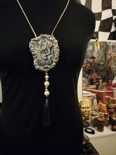 gothic talisman witch pendant goetia solomon amulet wicca necklace demon abraxas - Picture 6 of 12