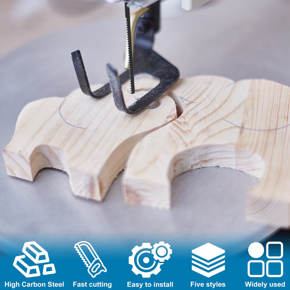 40X Scroll Saw Blade Pin End Set Compatible with 3921 3922 Metal