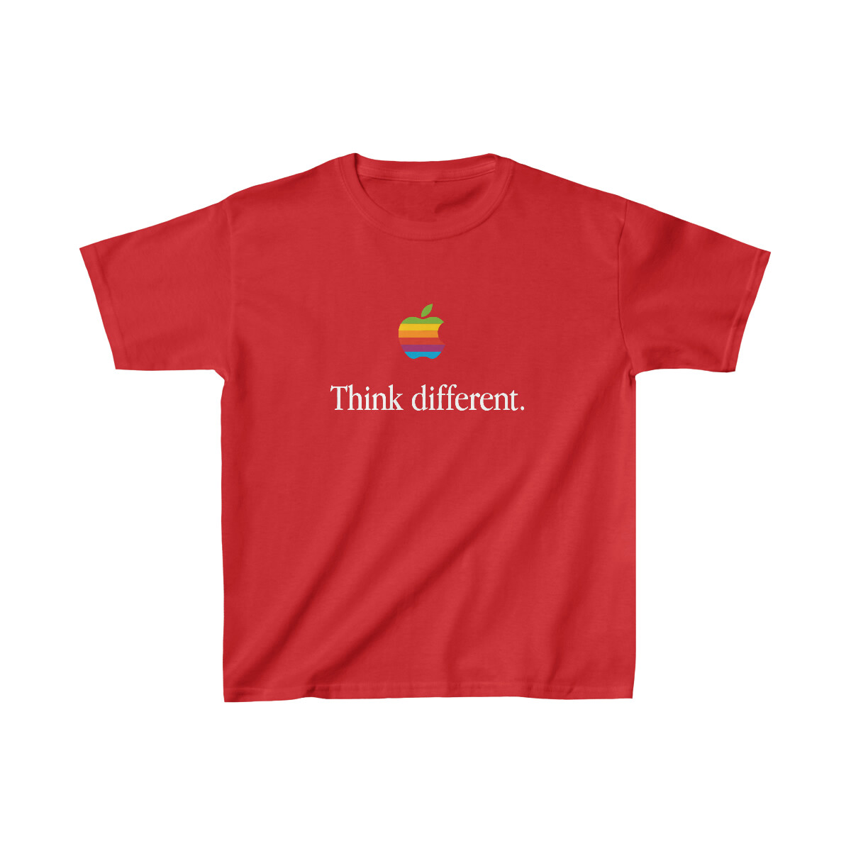 kids size : Apple Steve Jobs think different t-shirt 1984