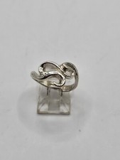 Sterling Silver Freeform Band Ring Size 6