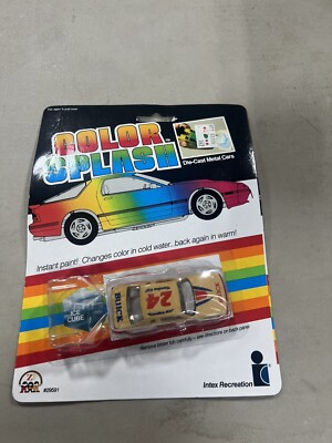 1988 Intex Zee Toys Color Splash #24 Buick 1/64 Scale Cut Bubble C19