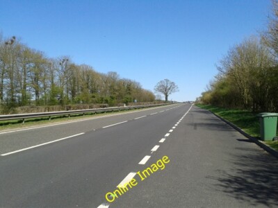 Foto 6x4 Layby auf der A303, auf der Westseite, Blick nach Osten Upper B c2013