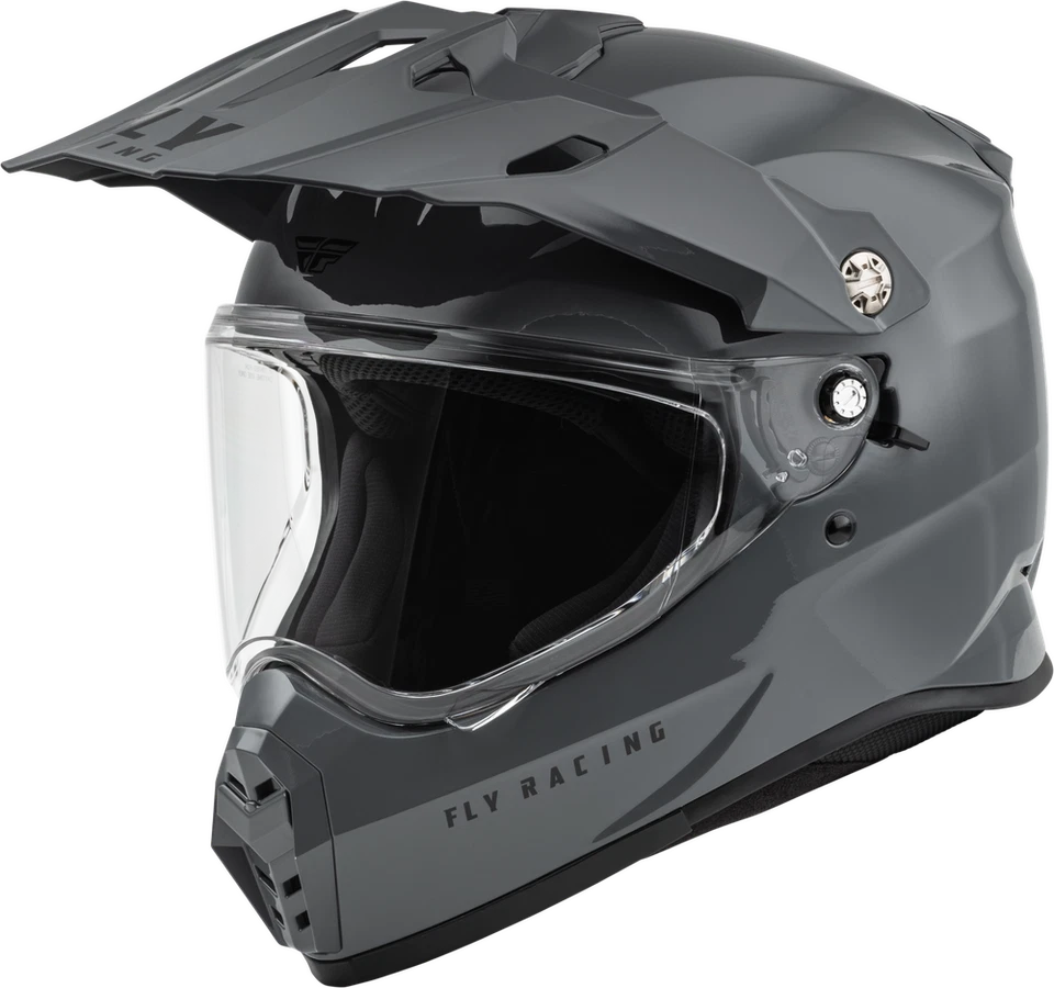 New Fly Racing Trekker Kryptek Conceal DOT ECE Motorcycle Helmet Grey Gray - Image 4 of 4