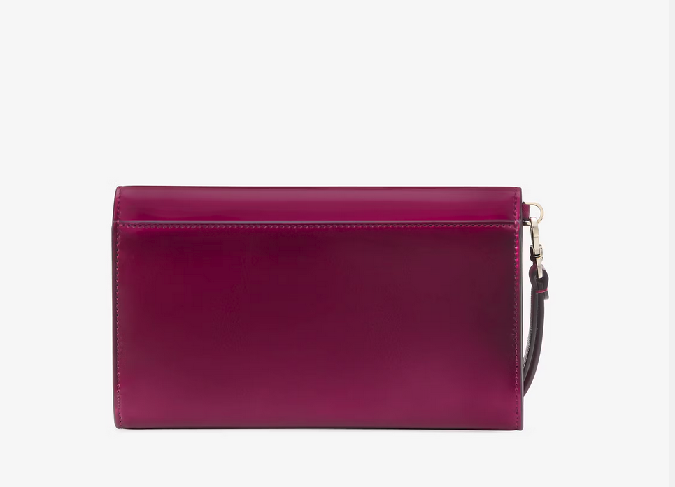 Kate Spade Kenzie Boxed Medium Flap Phone Wristlet In Dark