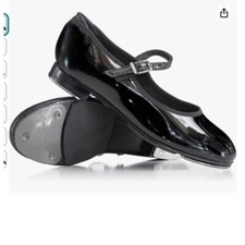 Theatricals Footwear Tap Shoes Black Buckle Strap Child Size 1.5M