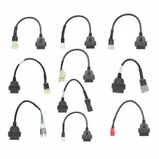 3 Pin to 16 Pin OBD2 Adapter Connector Car Scanner Cable for Motorcycle