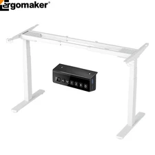 Ergomaker Electric Stand Up Desk Frame Dual Motor Standing Height Adjustable New