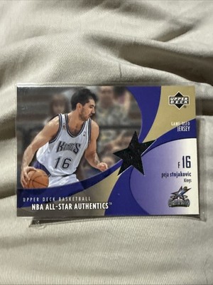 2002 Upper Deck All Star GU Jersey Peja Stojakovic PS-AJ