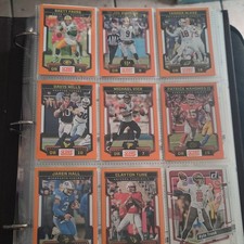 Score NFL Football Trading Card Lot Brett Favre Joe Burrow Michael Vick 9 Cards