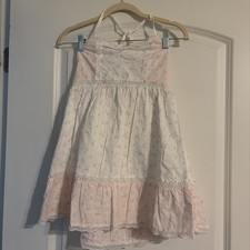 LoveShackFancy x Target Annabelle Pink Floral Halter Dress Size 12