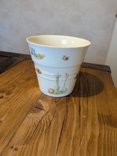 Aynsley Fine Bone China Flower Pot - Edwardian Kitchen Garden Pattern
