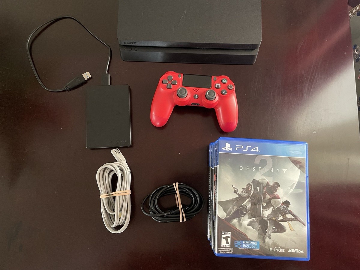 Sony PlayStation Slim Original Black, 500GB, Controller TB - Main Image