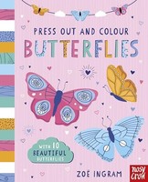 Press Out And Colour Butterflies - Board Book - G245Z
