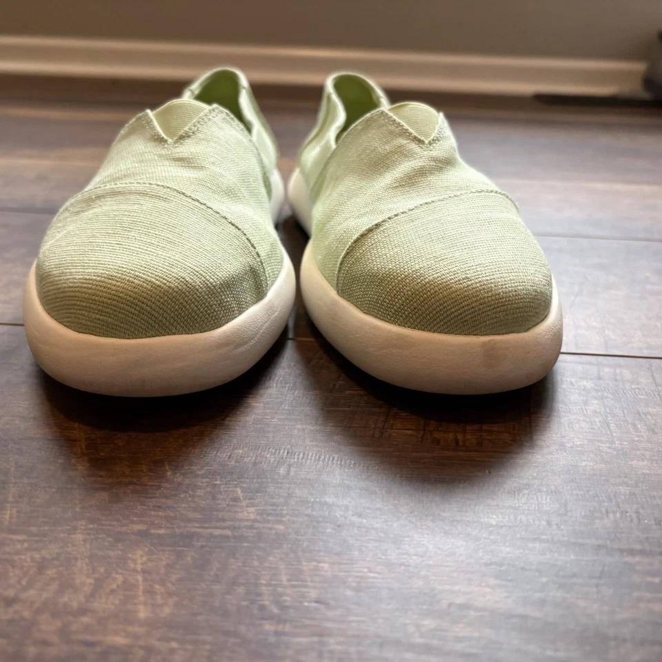 TOMS ALPARGATA MALLOW 女式懒人运动鞋 - 开心果绿色 - 11 码 — 第 4/4 张图片