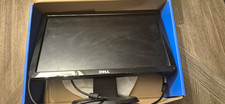 Dell Black Computer Monitor Display in Box with Cables Included