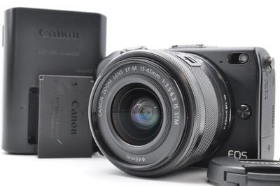 Near Mint Canon EOS M2 18.0MP Digital Camera w/ EF-M 18-55mm IS STM Lens