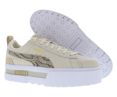 Puma Mayze Luxury Platform Womens Shoes Size 10, Color: Alpine Snow