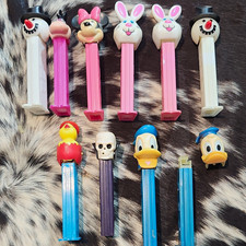 PEZ Dispensers Lot - Minnie Mouse, Donald Duck, Easter Bunny, Skeletor