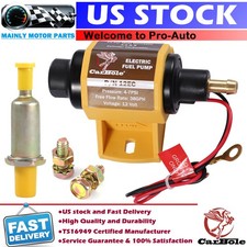 Universal 38 GPH Micro Electric Fuel Pump 4-7PSI Gas Diesel E85 Ethanol For Ford