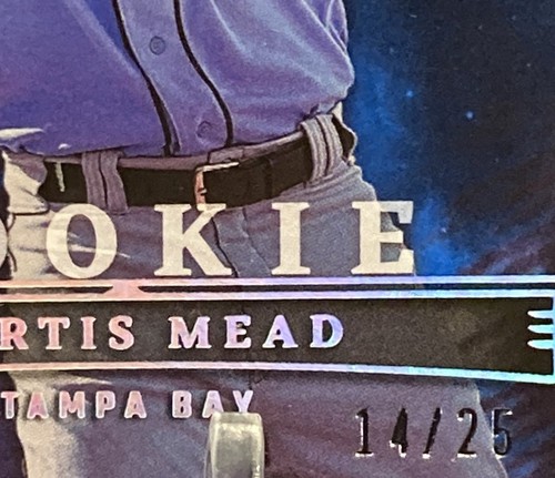 2023 Panini Chronicles Origins Rookie Signatures Blue /25 Curtis Mead Auto - Picture 2 of 3