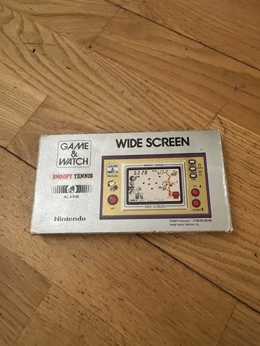 Vintage Nintendo Game & Watch SP-30 Snoopy Tennis In Box – Tested Works