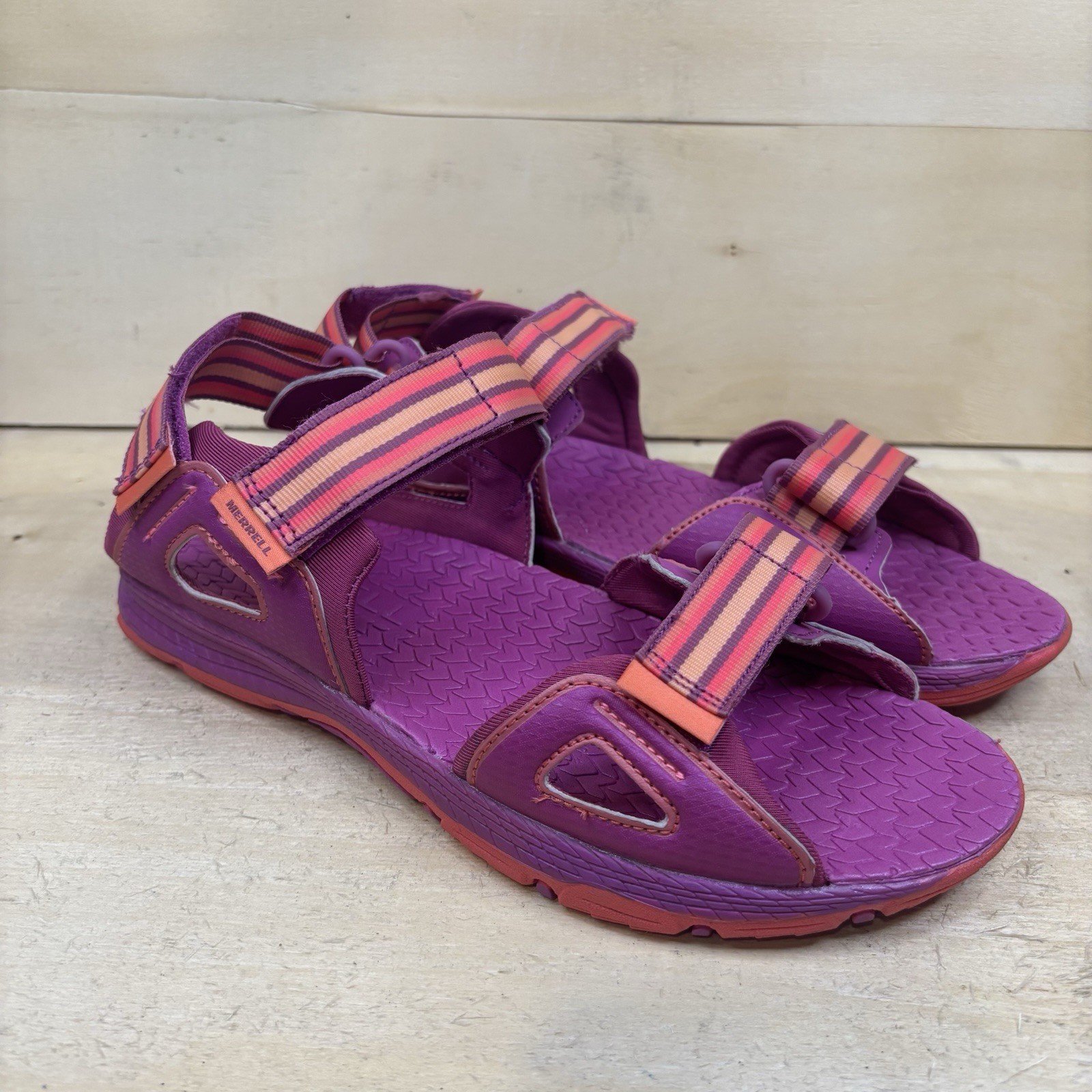 Merrell Hydro Blaze sandali donna taglia UK 4 rosa viola arancione impugnatura a scelta