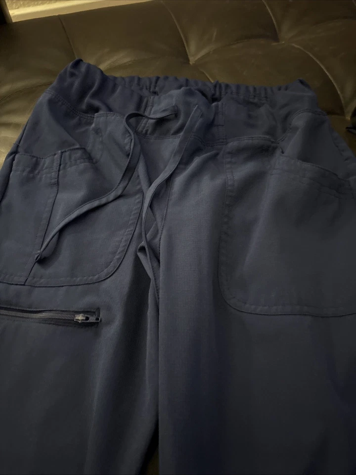 Pantalones Médicos Barco One Azul Marino Para Mujer Talla Pequeña Bolsillos para Correr Foto 3 de 4