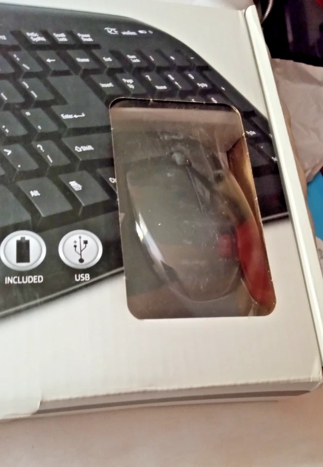 onn Wireless keyboard and mouse ONA11H0087 black, 2.4GHz, soft touch NIB - Image 4 of 4