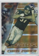 1996 Bowman's Best Atomic Refractor Chris Zorich #37 7v7