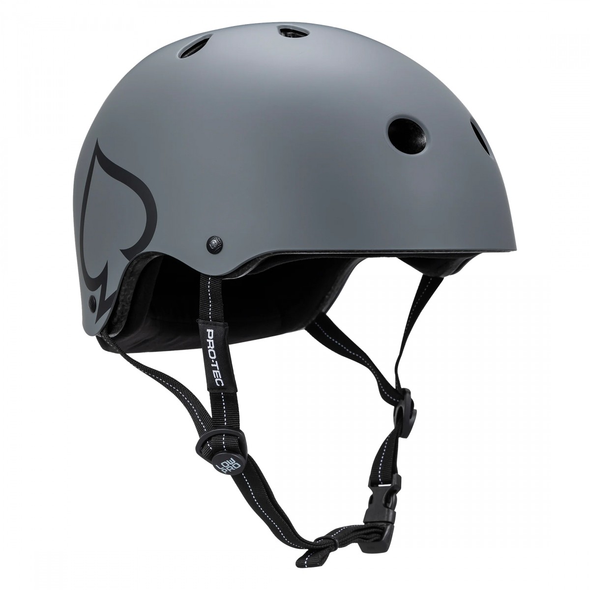 Шлем для BMX и конькобежного спорта сертифицированный Protec Low Pro XSS Матово-серый корпус из АБС-пластика тонкий 17990₽