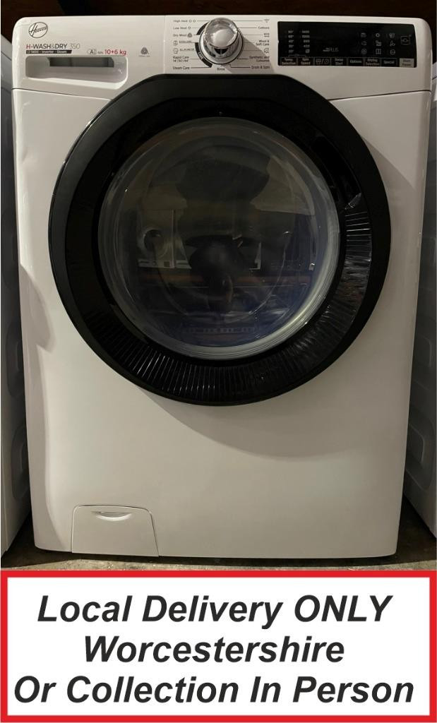 Hoover H3DPS41066TAMB80 White Washer Dryer 10kg+6kg 1400 Inverter Motor PWD G