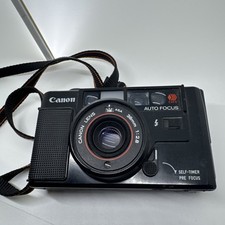 Read Exc 5 Canon AF35M Autoboy black Point Shoot 35mm Film Camera JAPAN 157