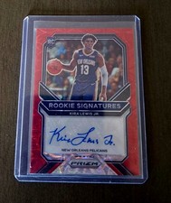 2020-21 Panini Prizm Basketball Rookie Signatures #15: Kira Lewis Jr. Base