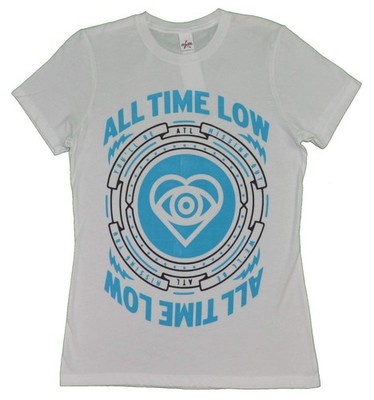 Startee Juniors SS All Time Low We ll Be Missing You T-Shirt (White, X-Large XL)