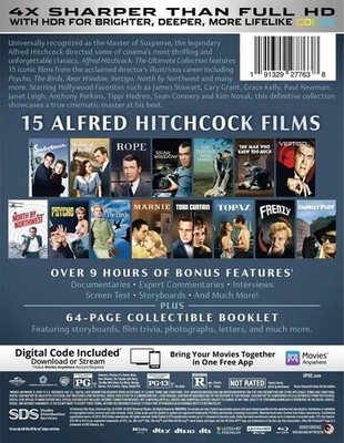 Alfred Hitchcock: The Ultimate Collection – 4K Ultra HD Blu-ray