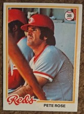 1978 Topps Baseball Pete Rose Card #20 In Ex-nm Condition 