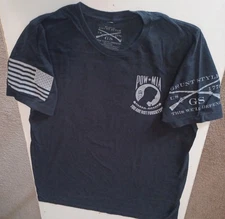 Grunt Style XL Tee Shirt - POW MIA You Are Not Forgotten