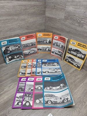 1981 Seekonk Speedway Racing Programs Bugsy Stevens, George